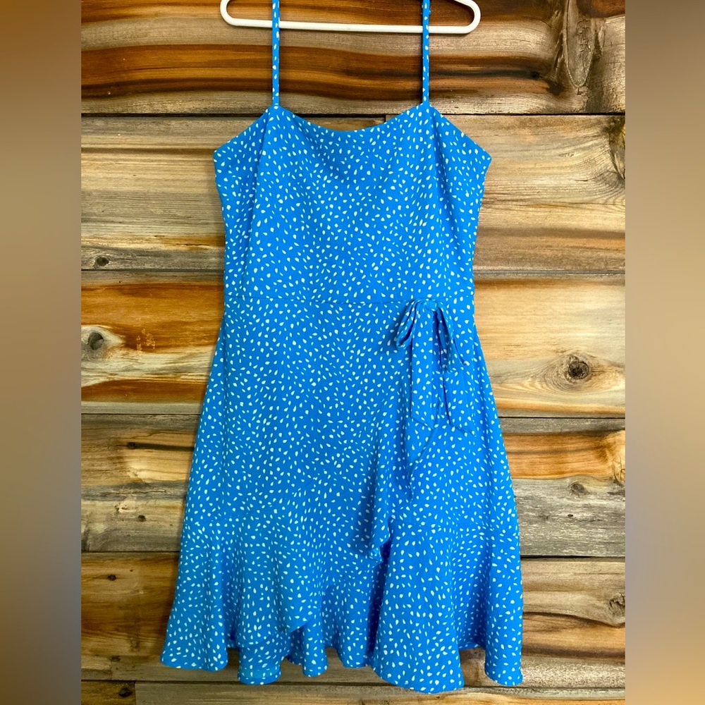 Blue summer dress size 3 teen.